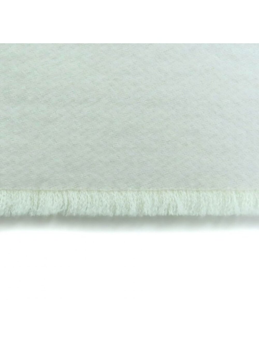 Chanel Coco Mark Quilted Design With Fringe Wool Large Shawl Gray - Picture 9 of 14